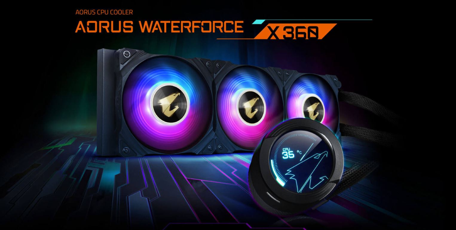 Tản nhiệt nước CPU AIO GIGABYTE AORUS WATER FORCE X 360 giới thiệu full